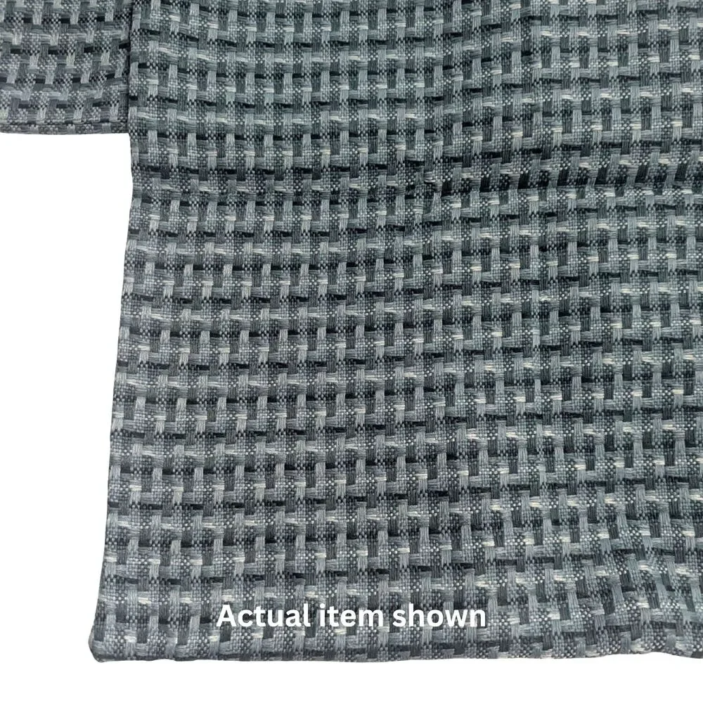 ✨ Kevin Textile Outdoor Waterproof Pillow Covers, Teal Checkered 20x20, Set of 2 - Picture 7 of 10